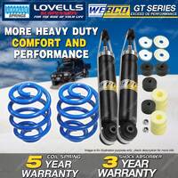 Rear Webco Shock Absorbers Sport Low Springs for FORD Falcon EA EB ED EF EL