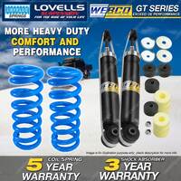 Rear Webco Shock Absorbers Lovells Raised Springs for FORD Falcon XE XF Sedan