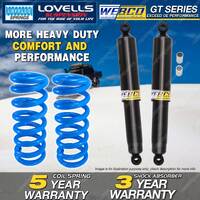 Rear Webco Shock Absorbers Lovells STD Springs for Toyota Tarago YR31 85-90