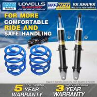 Front Webco Shock Absorbers Lovells Super Low Springs for Ford Falcon BF 05-06