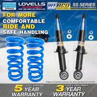 Front Webco Shock Absorbers Lovells Raised Springs for Ford Ranger PX3 Everest