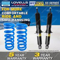 Front Webco Shock Absorbers Lovells Raised Springs for Ford Ranger PX 2WD 11-18