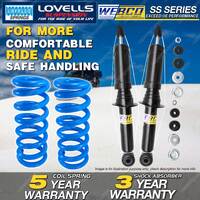 Front Webco Shock Absorbers Lovells Raised Springs for Mazda BT-50 2020-On