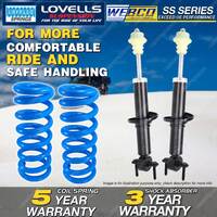 Front Webco Shock Absorbers Lovells Raised Springs for Volkswagen Amarok 2023-On