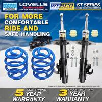 Front Webco Shock Absorbers Lovells Sport Low Springs for Holden Commodore VF