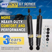 Front Webco HD Pro Shock Absorbers for FORD MAVERICK DA Y60 Leaf susp Cab Ute