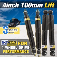 4" 100mm Lift Webco Front Rear HD Shock Absorbers for Toyota Landcruiser 80 Ser