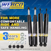 Front + Rear Webco Pro Shock Absorbers for HOLDEN COMMODORE SEDAN VP Calais IRS