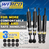 Front Rear Webco HD Pro Shock Absorbers for LANDCRUISER UZJ200R VDJ200R IFS