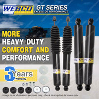 Front Rear Webco HD Shock Absorbers for JEEP WRANGLER TJ 4.0 Hardtop Soft SWB