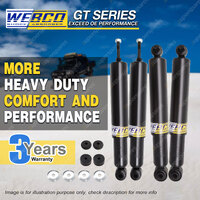 Front Rear Webco HD Shock Absorbers for JEEP WRANGLER JK 4.0 Hardtop Soft Top