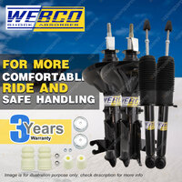 Front + Rear Webco Pro Shock Absorbers for MITSUBISHI LANCER CC 1.8 4WD GSR 2WD