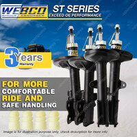 Front + Rear Webco Pro Shock Absorbers for HOLDEN NOVA LE LF all models 89-94