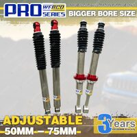 Front + Rear Adjustable 2-3 Inch Shock Absorbers for Isuzu D-MAX TF TFR MU-X