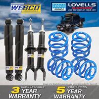 Front Rear Super Low Webco Shock Lovells Spring for FORD FALCON BA BF XR6 Sedan