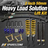 50mm Lift Kit EFS Leaf Constant Heavy Duty Load Option for Mitsubishi Triton MQ