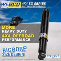 4X4 HD Big Bore Steering Damper Eye-Eye for Nissan Patrol Safari GQ Y60 GU Y61