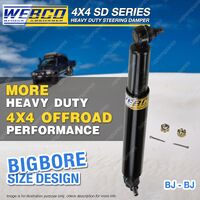 Webco 4X4 HD Big Bore Steering Damper BJ - BJ for Toyota Landcruiser 80 105 Ser