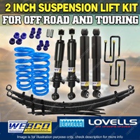 2" 50mm Webco Lovells RAW 4x4 Suspension Lift Kit for Nissan Navara D40 STX550