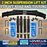 2" 50mm Webco EFS Leaf Lovells Suspension Lift Kit for Nissan Patrol GU Y61 Cab