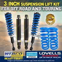 75mm + 50mm Webco Complete Strut Suspension Lift Kit for Toyota FJ Cruiser GSJ15