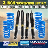 3" 75mm Webco Lovells Suspension Lift Kit for Toyota Landcruiser 80 105 Series