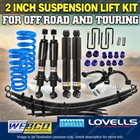 2" 50mm Webco RAW 4x4 Lovells Lift Kit Control Arm for Nissan Navara D40 05-On