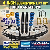 4" 100mm Suspension Lift Kit Complete Strut Control Arm for Ford Ranger PX 12-18