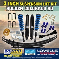 75mm RAW 4x4 Complete Strut Suspension Lift Kit Diff Drop for Holden Colorado RG