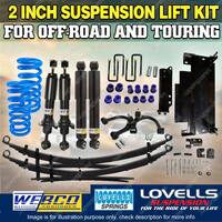 50mm Webco RAW 4x4 Lovells Lift Kit Control Arm Diff Drop for Nissan Navara D40