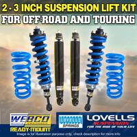 Adjustable 2-3 Inch Complete Strut Shocks Lift Kit for Toyota Prado 120 150