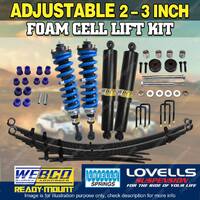 Adjustable 2 - 3 Inch Pre Assembled Foam Cell Lift Kit Lovells for Foton Tunland