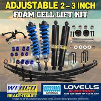 Adjustable 2 - 3 Inch Foam Cell Complete Strut Lift Kit for Foton Tunland 12-on