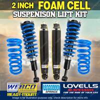 2" 50mm Foam Cell Lift Kit Complete Strut Lovells Coil for Nissan Pathfinder R51