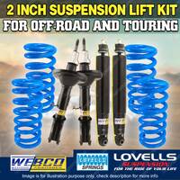 2" 50mm Lift Kit Webco Shocks Lovells Coils for SUZUKI Grand Vitara JLX 98-05