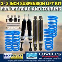 2-3 Inch Lift Kit Shocks Diff Drop Kit Lovells Coil for Toyota Fortuner GUN156