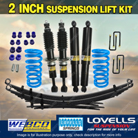 2" 50mm Webco Lovells RAW 4x4 Suspension Lift Kit for Isuzu D-max 20-on