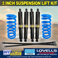 2" 50mm Lift Kit RAW Torsion Bar Lovells Coil for Mitsubishi Challenger PA II