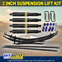 2 Inch Lift Kit Webco Shocks Raw Torsion Bar Leaf Springs for Ford Raider 4WD