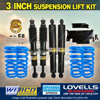 3 Inch Lift Kit Shock Lovells Coil Diff Spacer for Nissan Navara NP300 D23 Coil