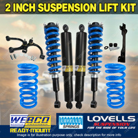 2" 50mm Lift Kit Pre Assembled Lovells Coil Diff Arm for Holden Colorado 7 RG