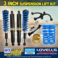 3" Pre Assembled Lift Kit Shock Lovells Coil Diff Arm for Holden Colorado 7 RG