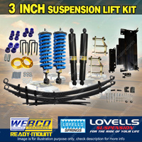 3" Pre Assembled Lift Kit EFS Leaf Diff Shackle for Nissan Navara NP300 Leaf