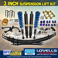 3"75mm Lift Kit Pre Assembly Lovells Coil RAW Leaf Arm Diff for Ford Ranger PX3