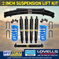 2" 50mm Lift Kit Shock EFS Leaf Lovells Coil Damper for Nissan Patrol GU Y61