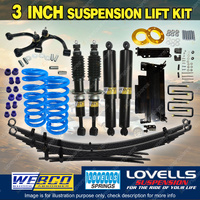 75mm + 50mm Lift Kit RAW Leaf Diff Control Arm for Nissan Navara D40 STX550