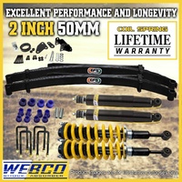 2" 50mm Pre Assembled Lift Kit Diff Drop Shocks EFS Leaf for Ford Ranger 12-18