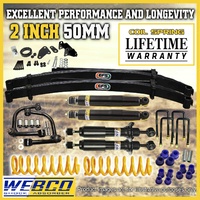 2" Lift Kit Control Arm Shock King Coil EFS Leaf Springs for Ford Ranger 12-18