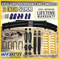 2" Lift Kit Diff Drop Kit Shocks King Springs EFS Leaf for Ford Ranger 12-18