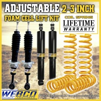 Adjustable 2 - 3 Inch Foam Cell Shocks Lift Kit for Toyota FJ Cruiser GSJ15